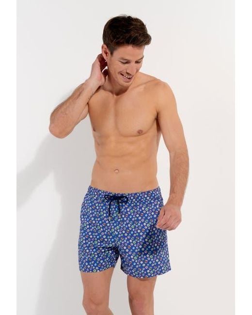 Hom Blue Socoa Beach Boxer for men