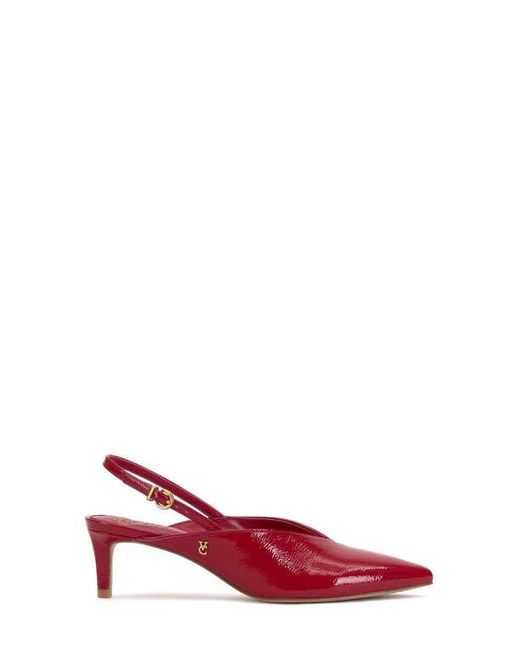Vince Camuto Red Kylien Slingback Pointed Toe Pump