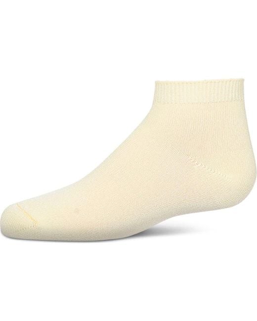 Memoi Natural Basic Silky-Soft Gauge Ankle Sock