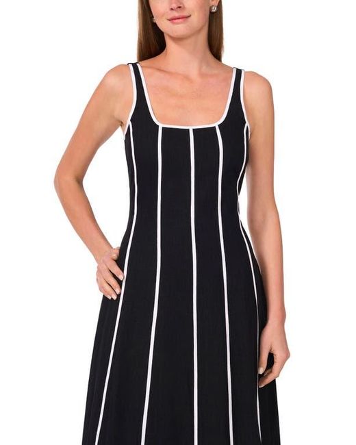 Halogen® Black Stripe Maxi Dress