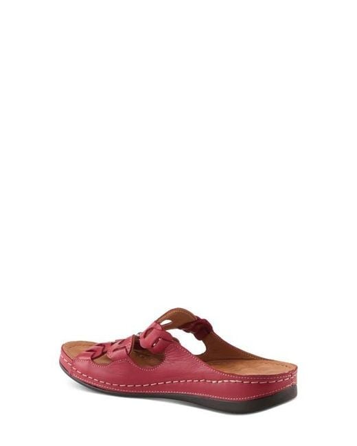 Spring Step Red Mezera Sandal