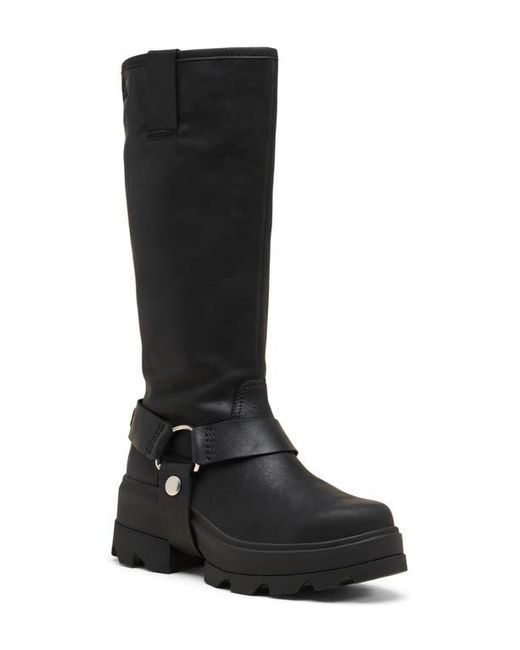 Sorel Black Joan Frwd Waterproof Harness Boot