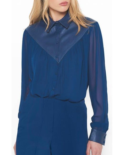 AS by DF Blue Jenna Blouse