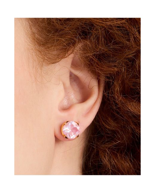 Kate Spade Pink Round Stud Earrings