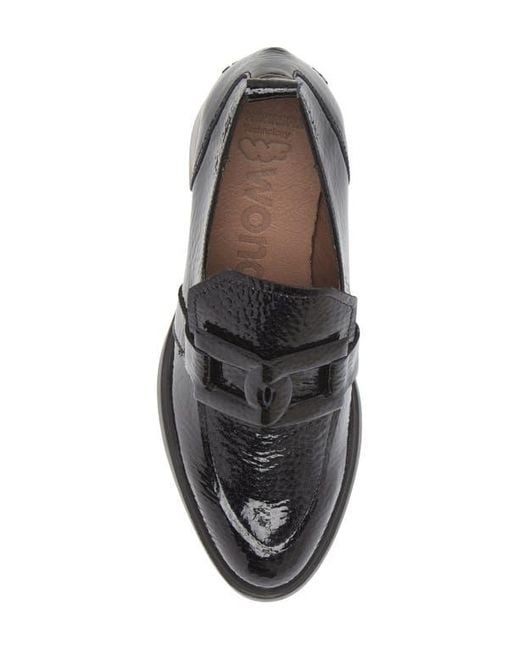 Wonders Black Loafer Pump