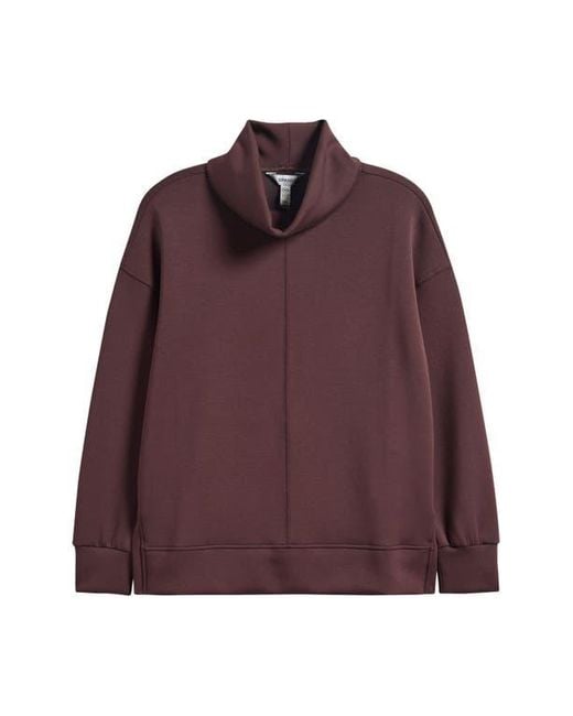 Spanx Brown Air Essentials Tunic Sweatshirt