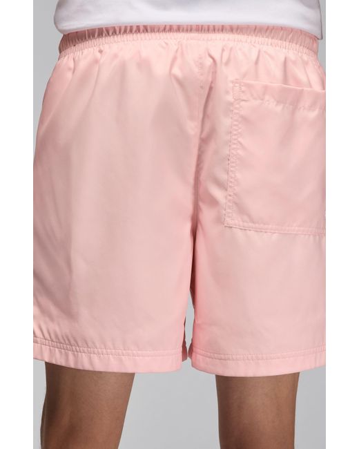 Nike Pink Essential Poolside Drawstring Shorts for men