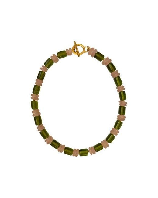 Sccollection Metallic Ruby Necklace