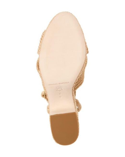 Loeffler Randall Metallic Liza Ankle Strap Platform Sandal