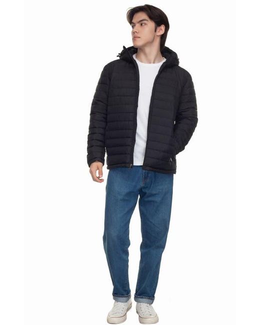 Rokka&Rolla Blue Midweight Puffer Jacket for men