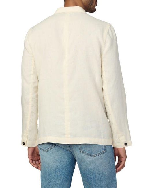 Joe's Jeans Natural Hemingway Writer's Long Sleeve Camp Shirt for men