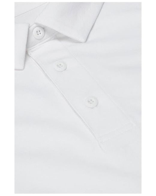 Fabletics White The Training Day Polo for men