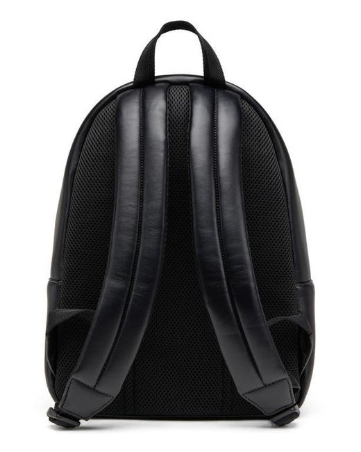 DIESEL Black Holi-D Faux Leather Backpack for men