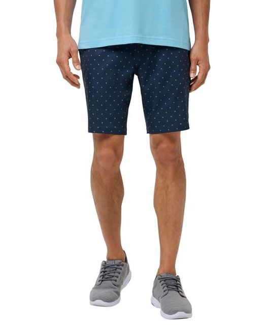 Travis Mathew Blue Standing Stones Shorts for men