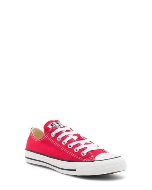 Converse Red Chuck Taylor All Star Low Top Sneaker