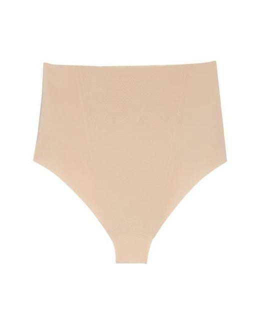 Commando Brown Zone Smoothing High Waist Thong