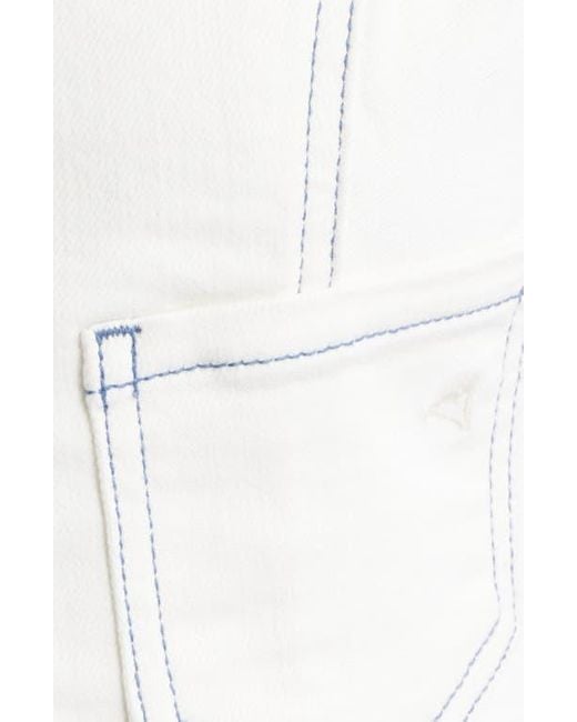 Hidden Jeans White Crop Denim Vest