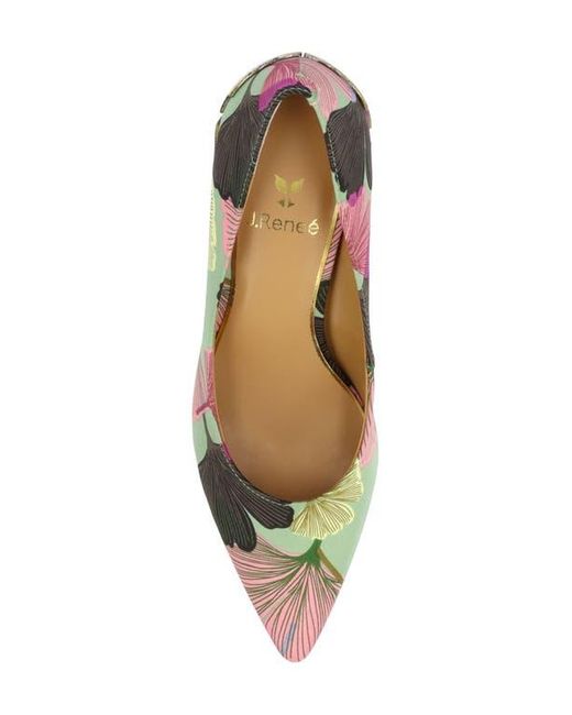 J. Reneé Metallic Tacy Pointed Toe Pump