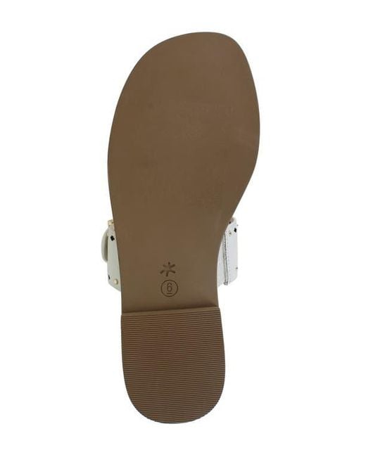 Splendid White Leena Slide Sandal