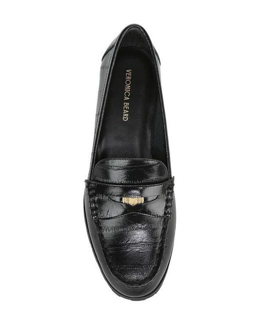 Veronica Beard Black Penny Loafer