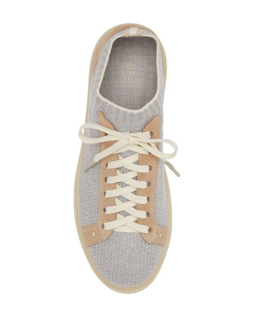 Eleventy White Knit Sock Sneaker for men