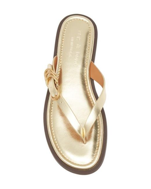 Rag & Bone Brown Gia Flip Flop