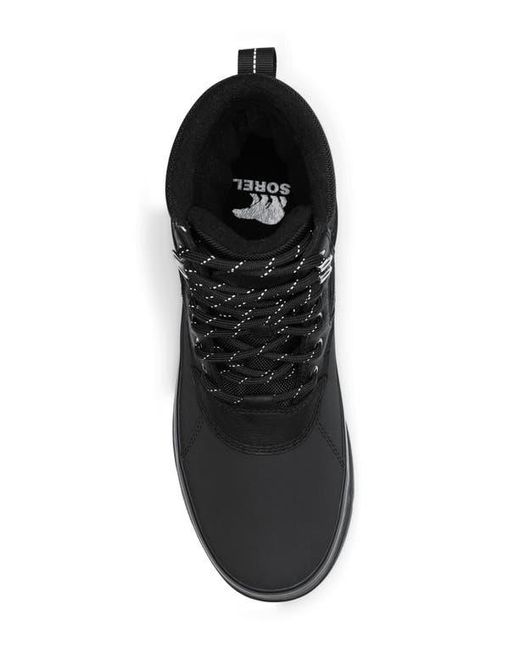 Sorel Black Waterproof Insulated Hiking Boots for men