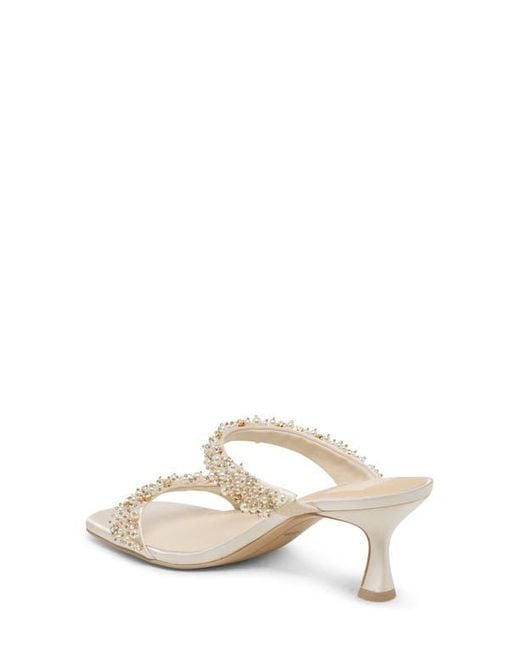 Dolce Vita Natural Genora Rhinestone Sandal