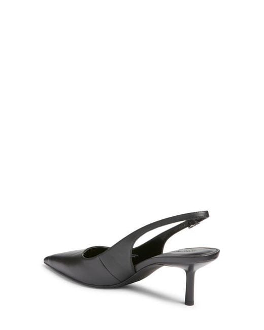 Nordstrom Black Liza Slingback Pointed Toe Pump