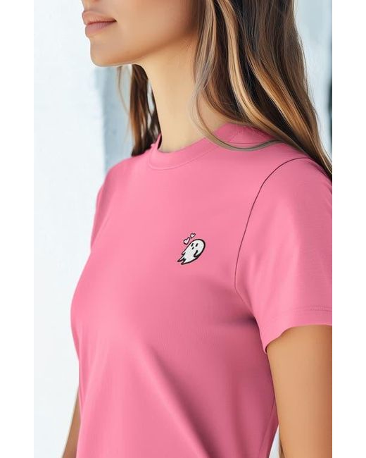 Alix Pink Heartly Ghost Tee