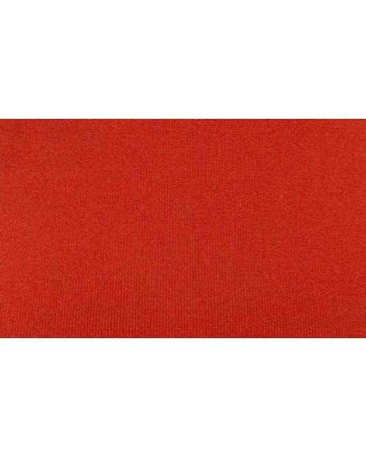 Loulou de Saison Red Jada Drop Waist Jersey Maxi Dress