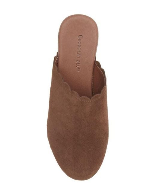 Chocolat Blu Brown Gemini Platform Clog