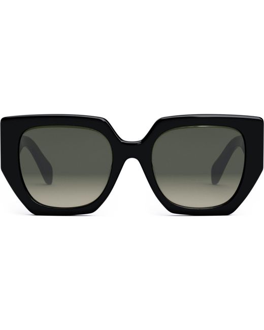Céline Black Triomphe 55mm Gradient Butterfly Sunglasses