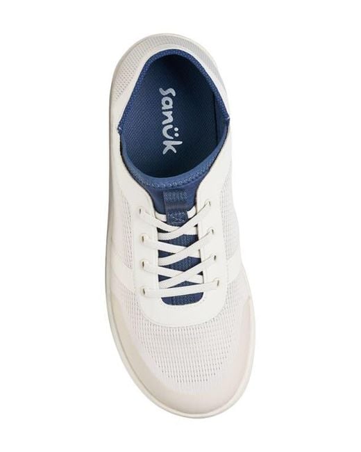 Sanuk White Flowstate Sneaker for men