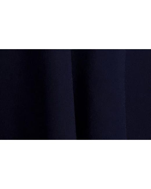 Ted Baker Blue Flutter Sleeve Fit & Flare Sweater Dress