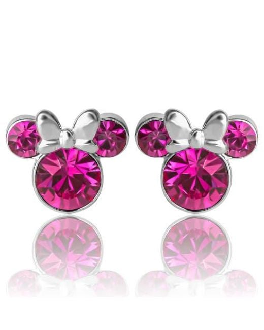 Disney Purple Birthstone Stud Earrings