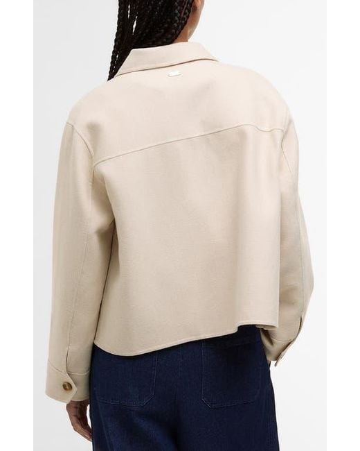 Barbour Natural Ashdon Double Face Wool Blend Overshirt