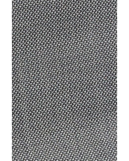 Canali Gray Impeccabile Regular Fit Bird's Eye Super 130S Wool Dress Pants for men