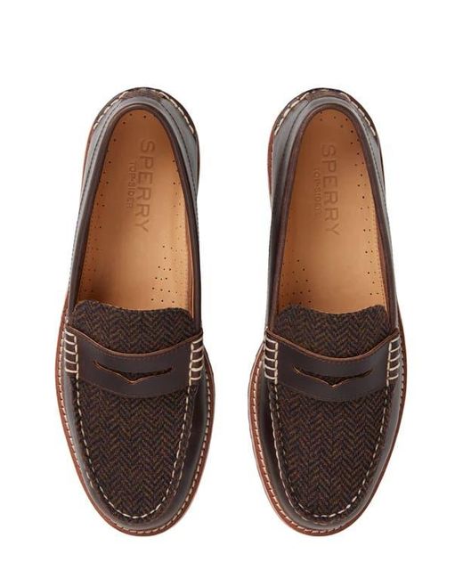 Sperry Top-Sider Brown Ripple Penny Loafer for men