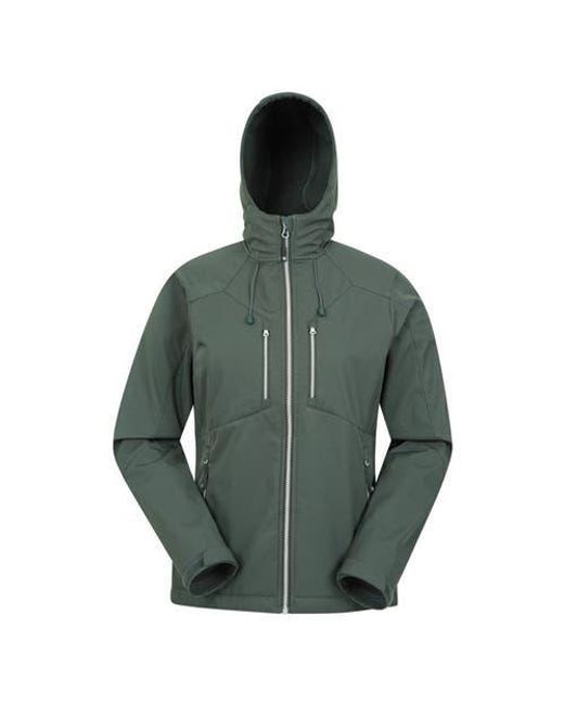 Mountain Warehouse Green Helsinki Soft Shell Jacket