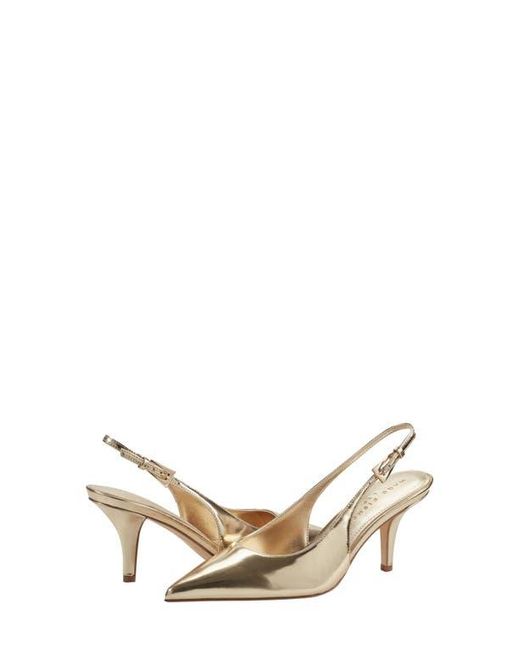 Marc Fisher Natural Dorie Slingback Pointed Toe Pump