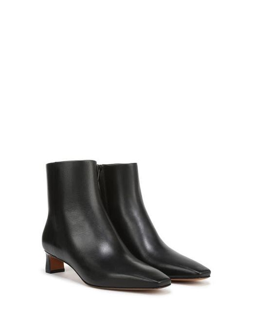 Vince Black Harlan Square Toe Bootie