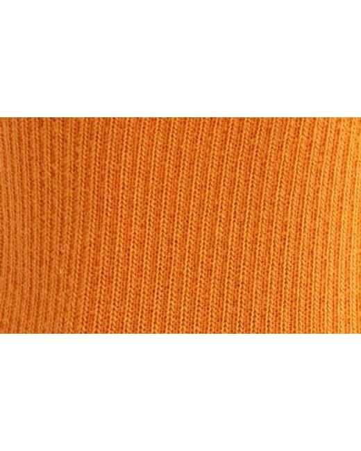 Ugg Orange Karsyn Lettuce Edge Crew Socks
