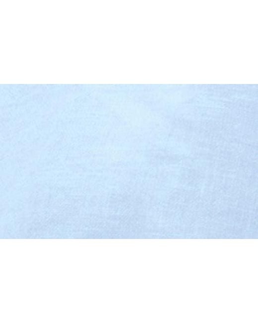 Mango Blue Crop Linen Jacket