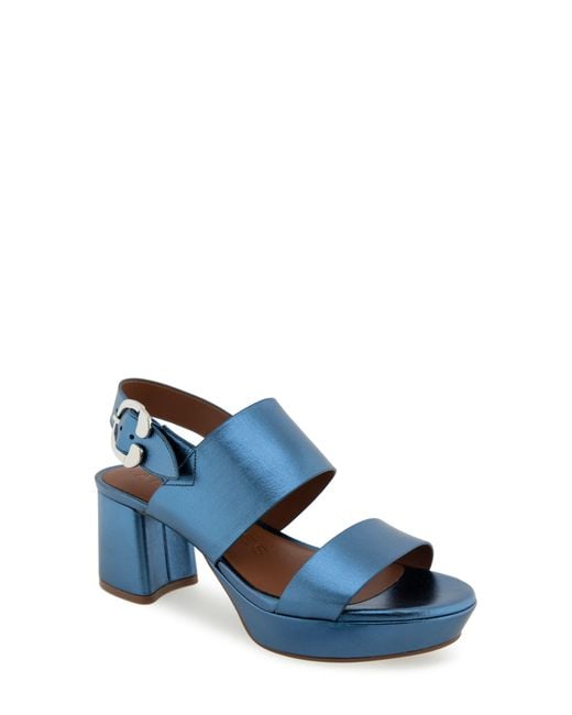 Aerosoles Blue Camera Platform Sandal