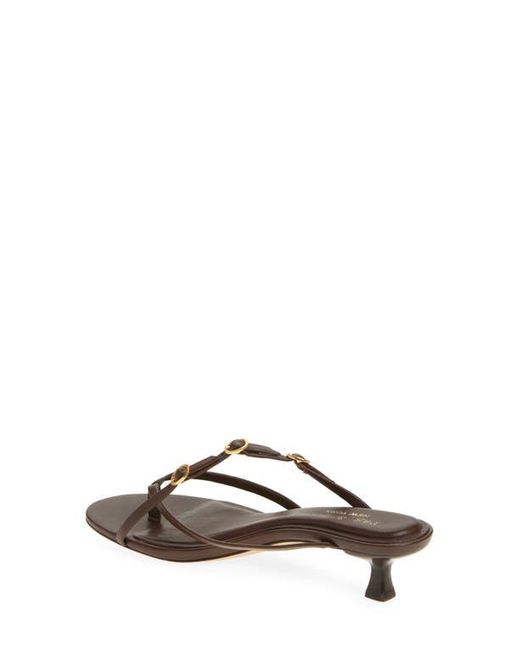 Rag & Bone Multicolor Sammie Buckle Kitten Heel Slide Sandal