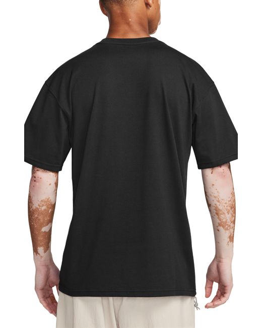 Nike Black Dri-fit Acg Hike Snacks Graphic T-shirt for men