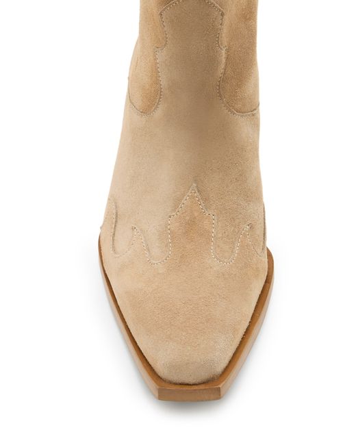 AllSaints Natural Dolly Western Boot
