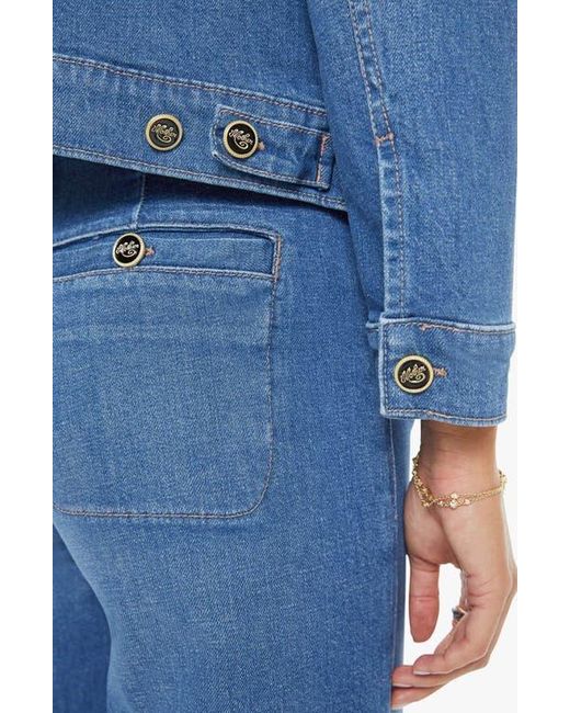 Mother Blue The Stashed Picky Denim Jacket