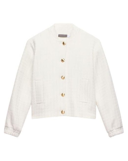 Mint Velvet Natural Boucle Jacket